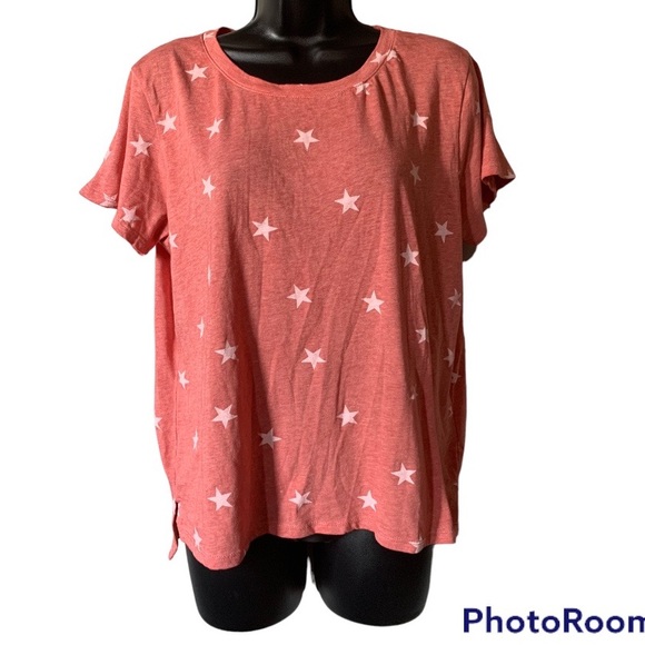 Lucky Brand Tops - Lucky Brand Star T Shirt Red Size Large